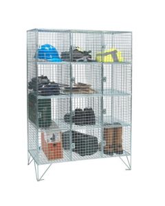 Multi Compartment Mesh Lockers