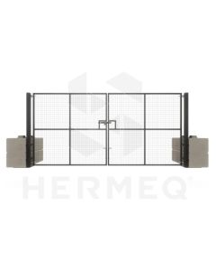 On Ground Base Plated Mesh Heavy Duty Vehicle Gate (OG2)