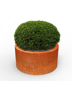 Rustic Round Planter