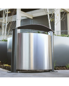 Stainless Steel Litter Bin