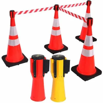 Cone Mounted Retractable Barrier