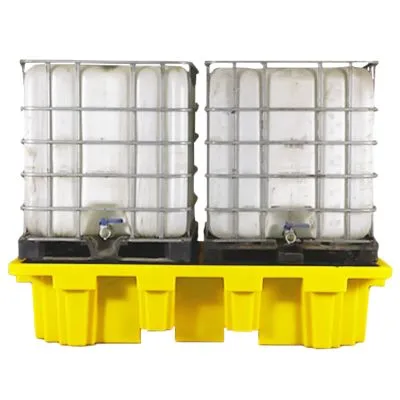 Double IBC Spill Containment Pallet - With Grid Double IBC Spill Containment Pallet - With Grid
