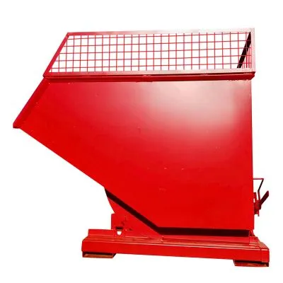 Advanced Forklift Self-Tipping Skips - Mesh Extension
